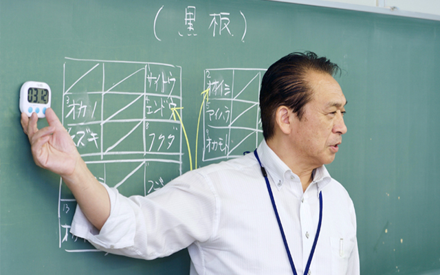 金町教室での学院長授業風景